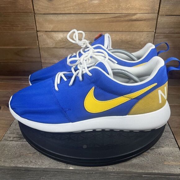 Nike Roshe Women’s Sz US 10.5 Retro Blue Yellow 820200-471 Athletic Lace Up - Picture 3 of 10